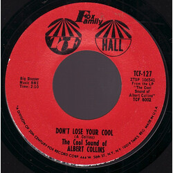 Albert Collins Don't Lose Your Cool / Frost Bite Vinyl 7" USED