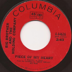 Big Brother & The Holding Company Piece Of My Heart / Turtle Blues Vinyl 7" USED
