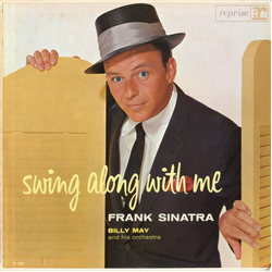 Frank Sinatra Swing Along With Me Vinyl LP USED