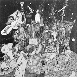 Rudimentary Peni Death Church Vinyl LP USED