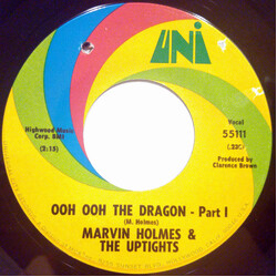 Marvin Holmes & The Uptights Ooh Ooh The Dragon USED VINYL 7INCH 45 RPM