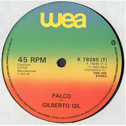 Gilberto Gil Palco USED VINYL 12INCH 45 RPM