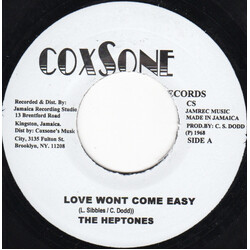 The Heptones Love Wont Come Easy USED VINYL 7INCH 45 RPM REPRESS