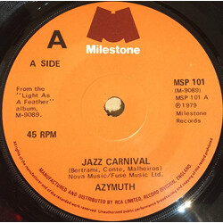 Azymuth Jazz Carnival USED VINYL 7INCH 45 RPM SINGLE
