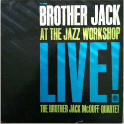 The Brother Jack McDuff Quartet Brother Jack At The Jazz Workshop Live! Vinyl LP USED