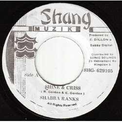 Shabba Ranks Shine & Criss USED VINYL 7INCH 45 RPM