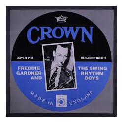 Freddy Gardner And His Swing Orchestra Crown Vinyl LP USED
