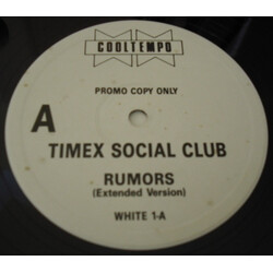 Timex Social Club Rumors USED VINYL 12INCH PROMO 45 RPM