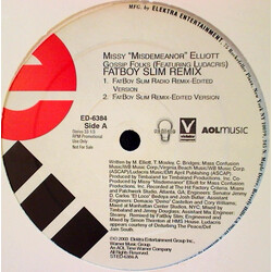 Missy Elliott / Ludacris Gossip Folks (Fatboy Slim Remix) USED VINYL 12INCH PROMO