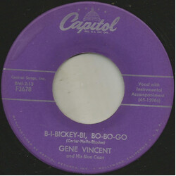 Gene Vincent & His Blue Caps B-I-Bickey-Bi, Bo-Bo-Go Vinyl 7" USED