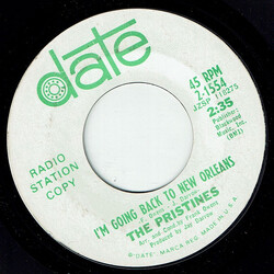The Pristines (2) I'm Going Back To New Orleans / Do-Re-Mi USED VINYL 7INCH 45 RPM SINGLE PROMO