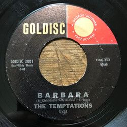 The Temptations (2) Barbara / Someday Vinyl 7" USED