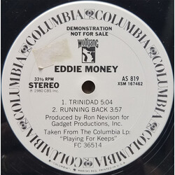 Eddie Money Trinidad / Running Back USED VINYL 12INCH PROMO