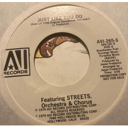 Streets, Orchestra & Chorus Steal Away/ just like you do USED VINYL 7INCH SINGLE PROMO