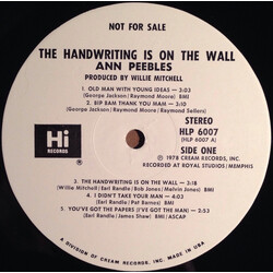 Ann Peebles The Handwriting Is On The Wall Vinyl LP USED