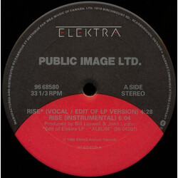 Public Image Limited Rise Vinyl 12" USED