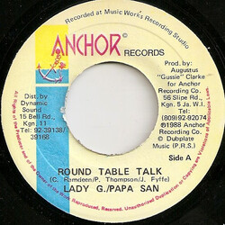 Lady G / Papa San Round Table Talk USED VINYL 7INCH 45 RPM
