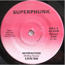 Lick'Em Satisfaction / Sunshine Lady USED VINYL 7INCH 45 RPM SINGLE