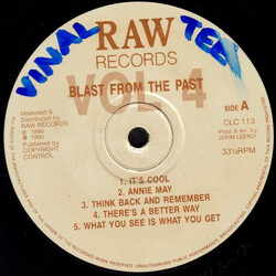 Various Blast From The Past Vol 4 Vinyl LP USED