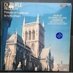 Maurice Duruflé / St. John's College Choir / Stephen Cleobury / George Guest (2) Requiem / Prélude Et Fugue Sur Le Nom D'Alain Vinyl LP USED