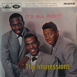 The Impressions It's All Right USED VINYL 7INCH EP MONO 45 RPM