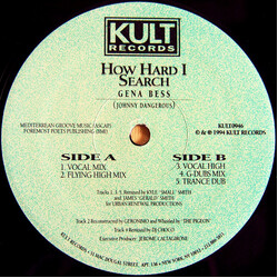 Geena Bess How Hard I Search USED VINYL 12INCH 33 S RPM