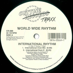 World Wide Rhythm International Rhythm / Get Your Feet Together USED VINYL 12INCH 33 S RPM