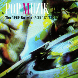 M (2) Pop Muzik (The 1989 Re-mix) USED VINYL 12INCH 45 RPM SINGLE