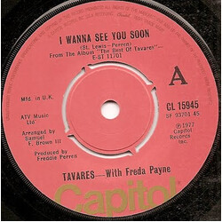 Tavares / Freda Payne I Wanna See You Soon USED VINYL 7INCH 45 RPM SINGLE