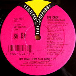 The Crew / Freedom Williams Get Dumb! (Free Your Body) USED VINYL 12INCH 33 S RPM