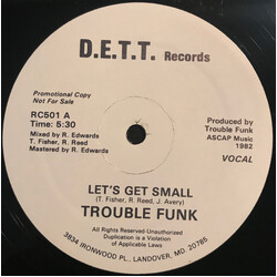Trouble Funk Let's Get Small USED VINYL 12INCH 33 S RPM PROMO