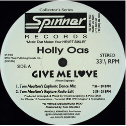 Holly Oas / Panorama (7) Give Me Love / The Power Of Love USED VINYL 12INCH 33 S RPM
