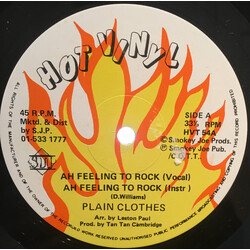 Plain Clothes Ah Feeling To Rock Vinyl 12" USED