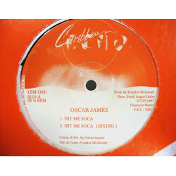Oscar James (2) Hit Me Soca Vinyl 12" USED