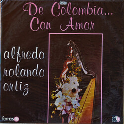 Alfredo Rolando Ortiz De Colombia... Con Amor Vinyl LP USED