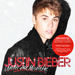 Justin Bieber Under The Mistletoe Vinyl LP USED