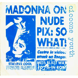 Ciccone Youth Burnin' Up USED VINYL 7INCH 45 RPM SINGLE