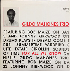 The Gildo Mahones Trio For All We Know Vinyl LP USED