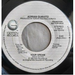 Adrian Gurvitz Your Dream Vinyl 7" USED