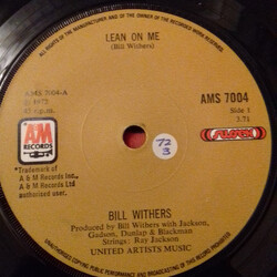 Bill Withers Lean On Me USED VINYL 7INCH SINGLE