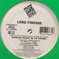 Lord Finesse Shorties Kaught In The System USED VINYL 12INCH 33 S RPM PROMO STEREO