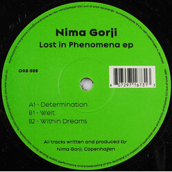 Nima Gorji Lost In Phenomena EP USED VINYL 12INCH 33 S RPM 45 RPM EP