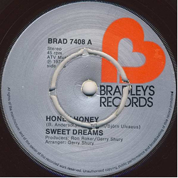 Sweet Dreams (3) Honey Honey Vinyl 7" USED