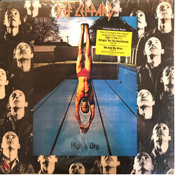 Def Leppard High 'N' Dry Vinyl LP USED