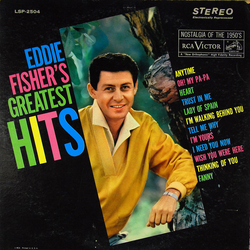 Eddie Fisher Eddie Fisher's Greatest Hits Vinyl LP USED