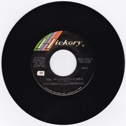 Don Gibson / Sue Thompson The Two Of Us Together USED VINYL 7INCH 45 RPM SINGLE