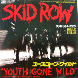 Skid Row Youth Gone Wild Vinyl 7" USED