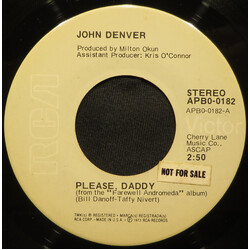 John Denver Please, Daddy Vinyl 7" USED
