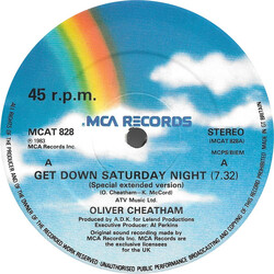 Oliver Cheatham Get Down Saturday Night USED VINYL 12INCH 45 RPM SINGLE