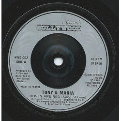 Tony & Maria Roses Are Red Vinyl 7" USED